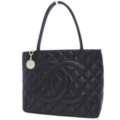 CHANEL(シャネル) ココマーク 復刻トートバッグ トートバッグ ハンドバッグ キャビアスキン  ブラック黒 シルバー金具 A01804 レディース 40802039985【中古】【アラモード】