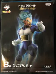 バンプレスト 一番くじ ドラゴンボール 超戦士バトル列伝 B賞超サイヤ人ゴッド超サイヤ人ベジータ フィギュアのサムネイル