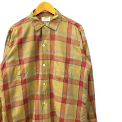 60s ビンテージ ARROW オープンカラー コットンシャツ L チェック柄 ブラウン 60年代 ヴィンテージ vintage 開襟シャツ アロー