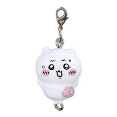 【中古】ストラップ ちいかわ（カニカンver.） 「ちいかわ つまんでつなげてますこっと」