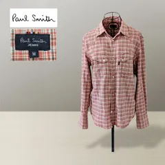 【PAUL SMITH JEANS】ポールスミスジーンズ　マルチカラー　ネルシャツ　チェック柄　М　ユニセックス　ボタン＆ホック　日本製のサムネイル