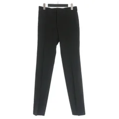 サンローラン パリ SAINT LAURENT PARIS Classic Slim Gabardine Wool Trousers パンツ スラックス 44 ブラック 黒 460705 国内正規のサムネイル
