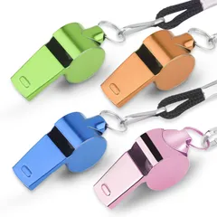 【人気商品】装備 審判 コーチ 生存 ライフガード ハイキング キャンプ ジム 学校 アウトドア ネックストラップ付き 救援 防災 笛 ホイッスル