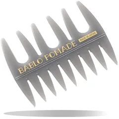 バブロ ポマード メッシュコーム グレー 櫛 コーム メンズ 粗め 荒め くし クシ ヘアコーム 男性 バーバー BABLO POMADE BARBERのサムネイル