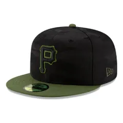 ニューエラ 59FIFTY MLBオンフィールド ピッツバーグ・パイレーツ オルタネイト3 ブラックカモ ライフルグリーン 1個 New Era ACPERF PITPIR ALT3 23J PITTSBURGH PIRATES
