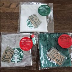 スタバ　ミニカップギフト　巾着のみ　2021 2023 ホリデー　3種類セット