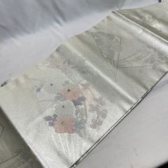 【特価】逸品 美品 正絹 名古屋帯 女性 婦人 レディース 和装小物 和装 着物 留袖 訪問着 振袖 浴衣 B102820