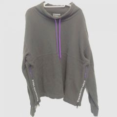 THOUSAND MILE サウザンドマイル サイドジップスウェット ブラック フリーサイズ ◇〇