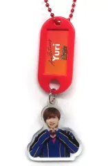 【中古】キーホルダー 岡佑吏(AmBitious) ネームタグキーホルダー 「おいでよ! ミナミ笑店街」