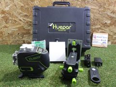 Huepar フルライン グリーン レーザー墨出し器 S03DG/DR 通電確認 未校正品 電動工具 中古 現状品