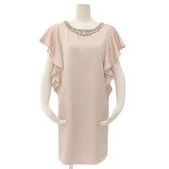 美品 UNTITLED アンタイトル ビジュー ワンピース ピンク SIZE2 レディース 251658 【中古】