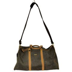 ユーズドフルギ USED古着 VELUIT レザー 総柄 2WAY ショルダー ボストン バッグ メンズ 表記無 