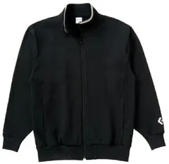 【新品】【Lサイズのみ】CONVERSE(コンバース) 長袖 フルジップ バスケ メンズ スウェットジャケット　ブラック　CB141203-1900-L