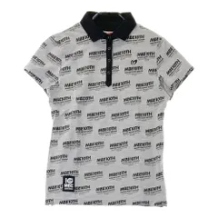 サイズ：1 MASTER BUNNY EDITION マスターバニーエディション 10周年 半袖ポロシャツ 総柄 グレー系 [240101389589]# ゴルフウェア レディース ストスト