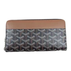 GOYARD ゴヤール マティニョンGM ラウンドファスナー ウォレット 財布 ブラウン系【中古】のサムネイル