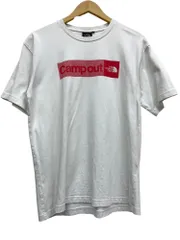 THE NORTH FACE (ザノースフェイス) キャンプアウトロゴティー  半袖カットソー NT32011 M ホワイト メンズ/045