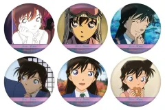 【中古】バッジ・ビンズ 全6種セット 「名探偵コナン 場面写トレーディングホログラム缶バッジ 毛利蘭collection vol.3」