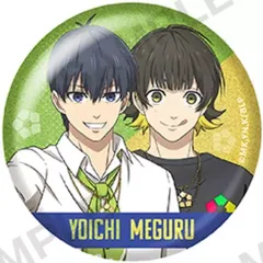 【中古】バッジ・ピンズ 潔世一＆蜂楽廻 「ブルーロック トレーディングビッグホログラム缶バッジ Showtime!!」