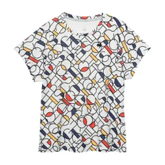 【新品】le coq sportif（ルコック）ロゴグラフィックゲームシャツ レディース・ウィメンズ ストレッチ 吸汗速乾 UPF50+ 遮熱 半袖シャツ　ホワイト　LN5SHT30L-WH00