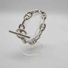 HERMES エルメス ブレスレット エルメス シェーヌダンクル TGM 12コマ 925 シルバー ユニセックス メンズ レディースのサムネイル