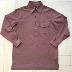 ト2412-②-3271 アディダス  adidas ゴルフ長袖ポロシャツ　テーラーメイド　えんじ色　Ｍ