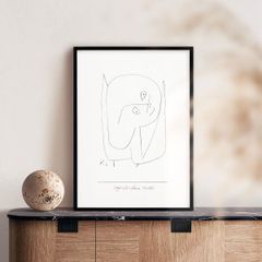 【A4】パウル・クレー Engel voller Hoffnung（希望に満ちた天使）天使連作 アートポスター 名画 絵画 特大 アートパネル AP295