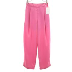 MAISON SPECIAL メゾンスペシャル 未使用 スラックスパンツ 38 ピンク タグ付き レディース 古着