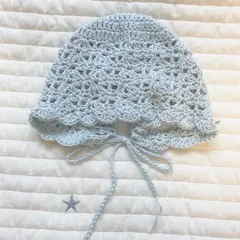 SS、Sサイズレースコットンボンネット