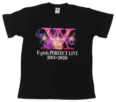 【中古】衣類 E-girls ツアーTシャツ IGNITION ブラック Mサイズ 「E-girls PERFECT LIVE 2011 2020」