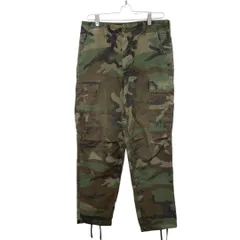 【US ARMY】 米軍 実物 ウッドランドカモ コンバットパンツ S-1126
