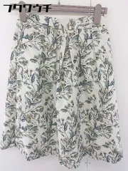 ◇ ◎ INDEX インデックス タグ付き 膝下丈 フレア スカート サイズL ベージュ系 レディース  【中古】 【1110210008020】のサムネイル
