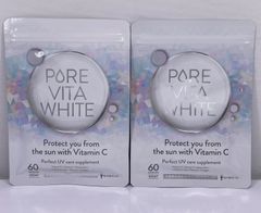 PUREVITA WHITE ピュアビタホワイトサプリ 30日分 60粒入×2袋セット