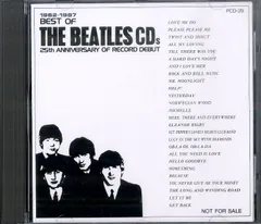 CD1枚 / ビートルズ / Best Of The Beatles CDs 1962 - 1987 / 25th Anniversary of Record Debut (PCD-29) / D00171403