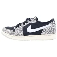 NIKE (ナイキ) AIR JORDAN 1 RETRO LOW OG BLACK CEMENT エア ジョーダン1 レトロ ブラック セメント ローカットスニーカー CZ0790-001 グレー/ブラック US12/30.0cm