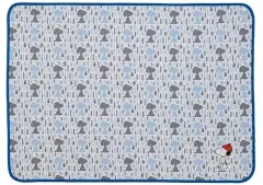 【中古】抱き枕カバー・シーツ・ブランケット スヌーピー(ブルー) プラチナムザッカ2WAYブランケット 「PEANUTS(SNOOPY)」