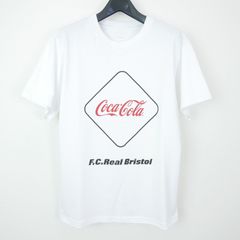 20SS F.C.Real Bristol F.C.R.B. FCRB ブリストル COCA-COLA コカコーラ EMBLEM TEE コットン 半袖 ロゴ Tシャツ カットソー WHITE S