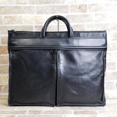 21 極美品 ポーター ソート ビジネスバッグ オールレザー ブラック