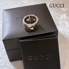 グッチ　GUCCI　momanist　モダニスト　Silver925リング　10号　ネックレスTOP　ユニセックス　首掛けひも付き
