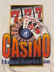 90s　CASINO　カジノ　ラスベガス　デルタ　ヴィンテージ　Tシャツ　777　アートT  ラスベガス