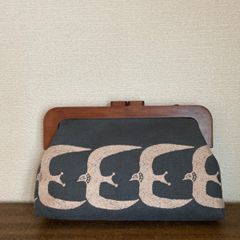 1130【専用】ミナペルホネン＊tambourine＊親子がま口財布 受注製作】ミナペルホネン タンバリン 親子がま口財布 | patapata.