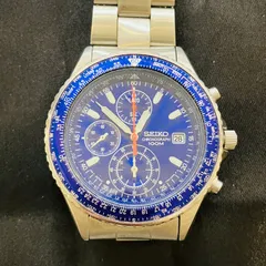 A【中古】SEIKO セイコー クロノグラフ 7T92-0CF0 QZ  腕時計 メンズ