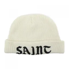 セントマイケル ニット帽 ホワイト 美品 セントマイケル SAINT Mxxxxxx SAINT Knit Cap （White） 通販