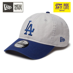NEW ERA ニューエラ キャップ 9TWENTY 920 Washed Duck ロサンゼルス・ドジャース グレー ダークロイヤルバイザー 14388749 メンズ レディース 【ムラスポ公式】
