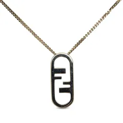 フェンディ オーロック FFモチーフ ネックレス ペンダント シルバー メタル プラチナメッキ メンズ FENDI【1-0137541】のサムネイル