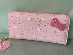 ハローキティ 50thAnniversary ラウンドファスナー長財布 　キティちゃん　限定 ビジュー キラキラ サンリオ　キャラクター