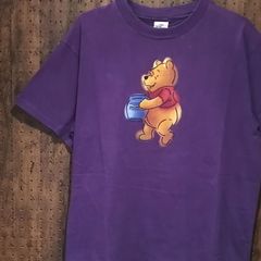 Disney Store ディズニーストア　くまのプーさん 　プリントTシャツ　メンズL　90年代　USA製