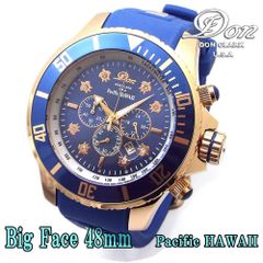 ダンクラーク BIG FACE48mm 日本製クロノグラフ搭載 100Mダイバー