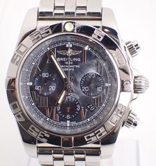 磨き済み BREITLING(ブライトリング) クロノマット44 AB0111 日本限定400本 SS AT ステンレス 自動巻 メンズ