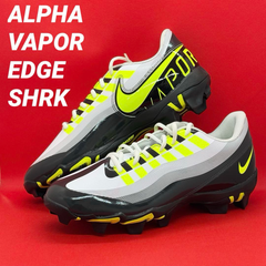 Nike Vapor スパイクシューズ ホワイト/グレー/イエローグラデ(野球)
