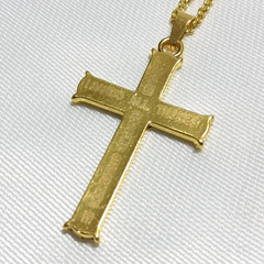 プレイヤー・クロス　ゴールド　◆ネックレス　十字架　アクセサリー◆